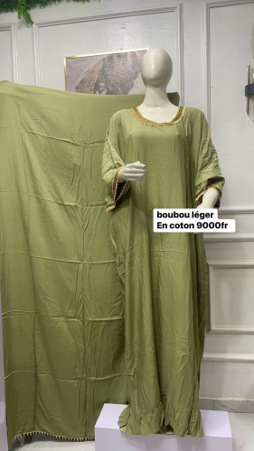 Chic boubou en coton leger