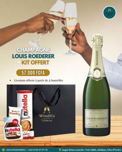 Champagne Louis Roederer + Kit offert