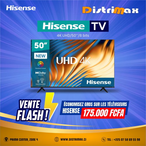 Hisense TV 50 POUCES