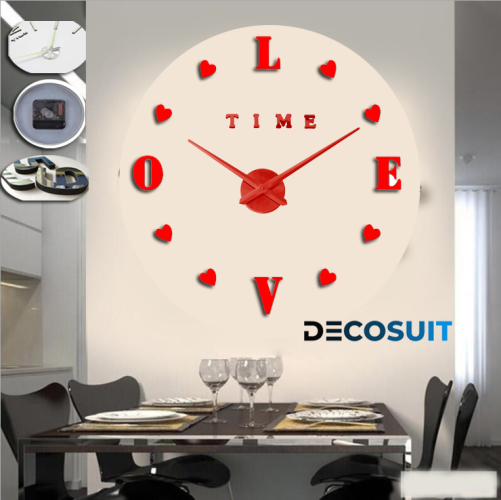Horloge murale 3D