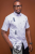 Chemise blanche avec motifs