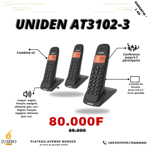 UNIDEN AT3102-3