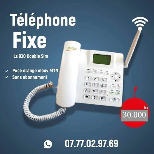 TELEPHONE FIXE LS 930 DOUBLE SIM