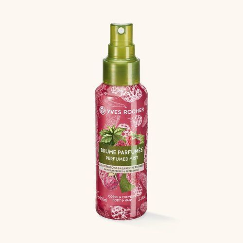 Yves Rocher Brume Parfumée Corps & Cheveux Framboise Menthe Poivrée