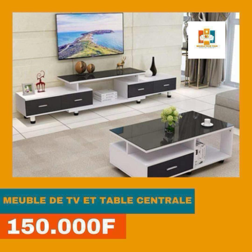 Meuble TV avec table centrale