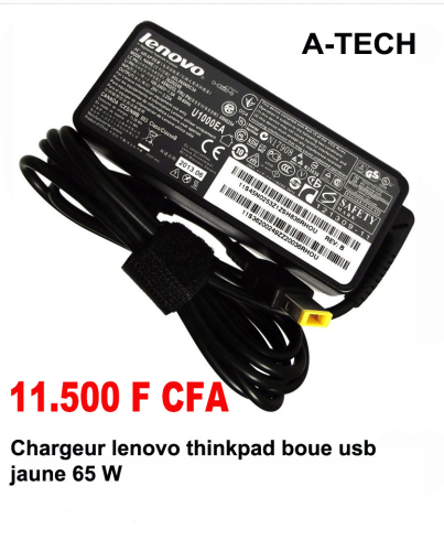 Chargeur lenovo ThinkPad bout USB