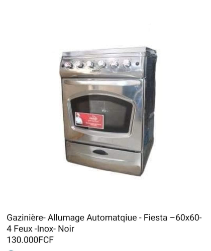 Gazinière- Allumage Automatique- 4 Feux