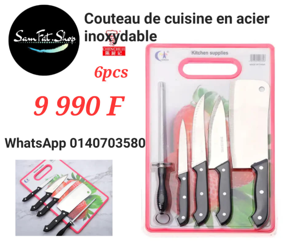 Couteau de cuisine en acier inoxydable