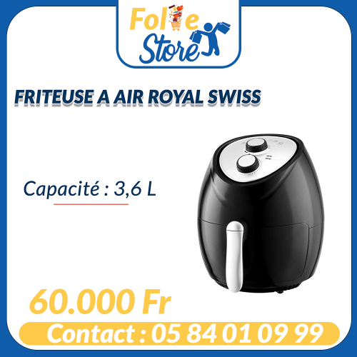 FRITEUSE A AIR ROYAL SWISS 3,6 L