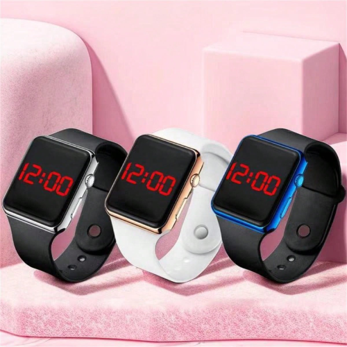 Montres Électroniques Pour Couple Unisexe Avec Affichage De L'heure Et De La Date