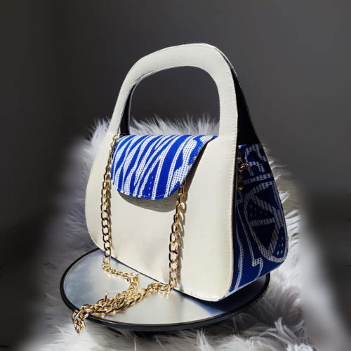 Sac Femme bleu-blanc