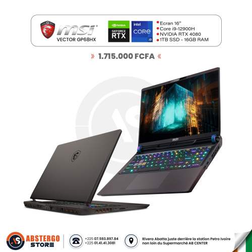 PC MSI VECTOR GP68HX