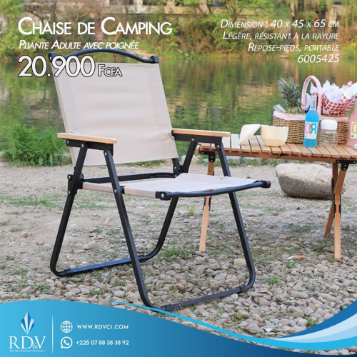 CHAISE EN CAMPING