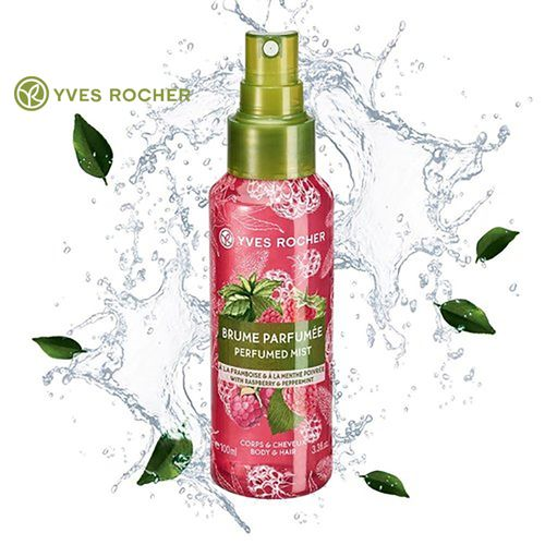 Yves Rocher Brume Parfumée Corps & Cheveux Framboise Menthe Poivrée