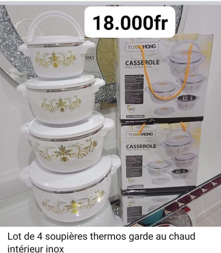 Lot de 4 soupières