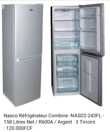 Nasco réfrigérateur 158 Litres
