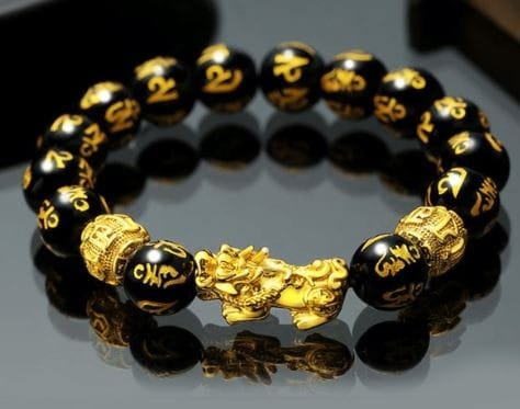 Bracelet Feng Shui de richesse "Pixiu"