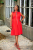 Robe rouge en lin
