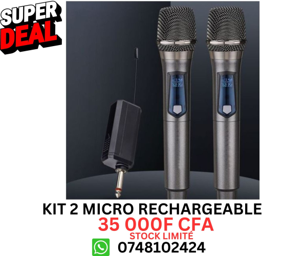 KIT 2 MICRO RECHARGEABLE