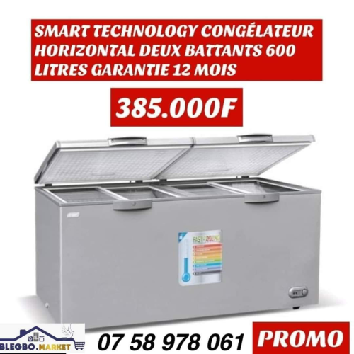 CONGELATEUR HORIZONTALDEUX BATTANTS 600 LITRES