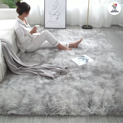 Tapis peluche