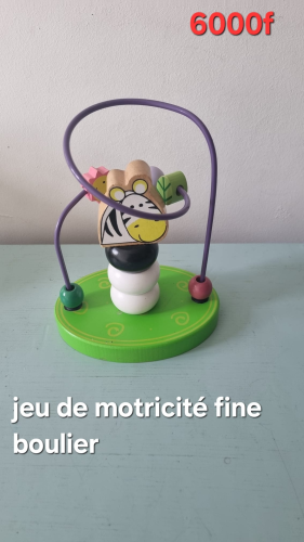 Jeu de motricité fine boulier