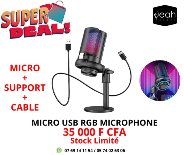 MICRO USB RGB MICROPHONE