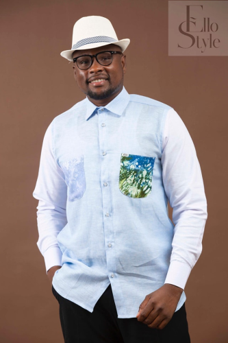 Chemise bleu