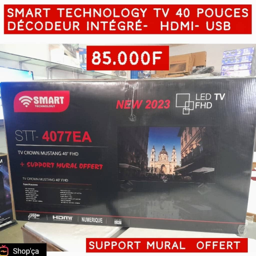 TV 40 pouces SMART TECHNOLOGY